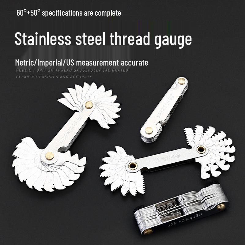 High Precision 60° Metric & Inch Thread Pitch Gauge Tool 20PC 0.5-7.0 Metric 60°
High Precision 60° Metric & Inch Thread Pitch Gauge Tool 20PC 0.5-7.0 Metric 60°