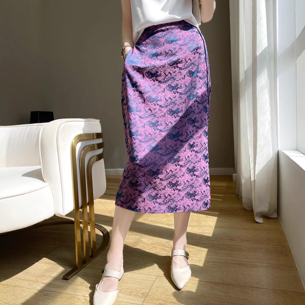 2025 Summer Women s Retro Cloud Jacquard Skirt with Side Slit XL
2025 Summer Women s Retro Cloud Jacquard Skirt with Side Slit XL