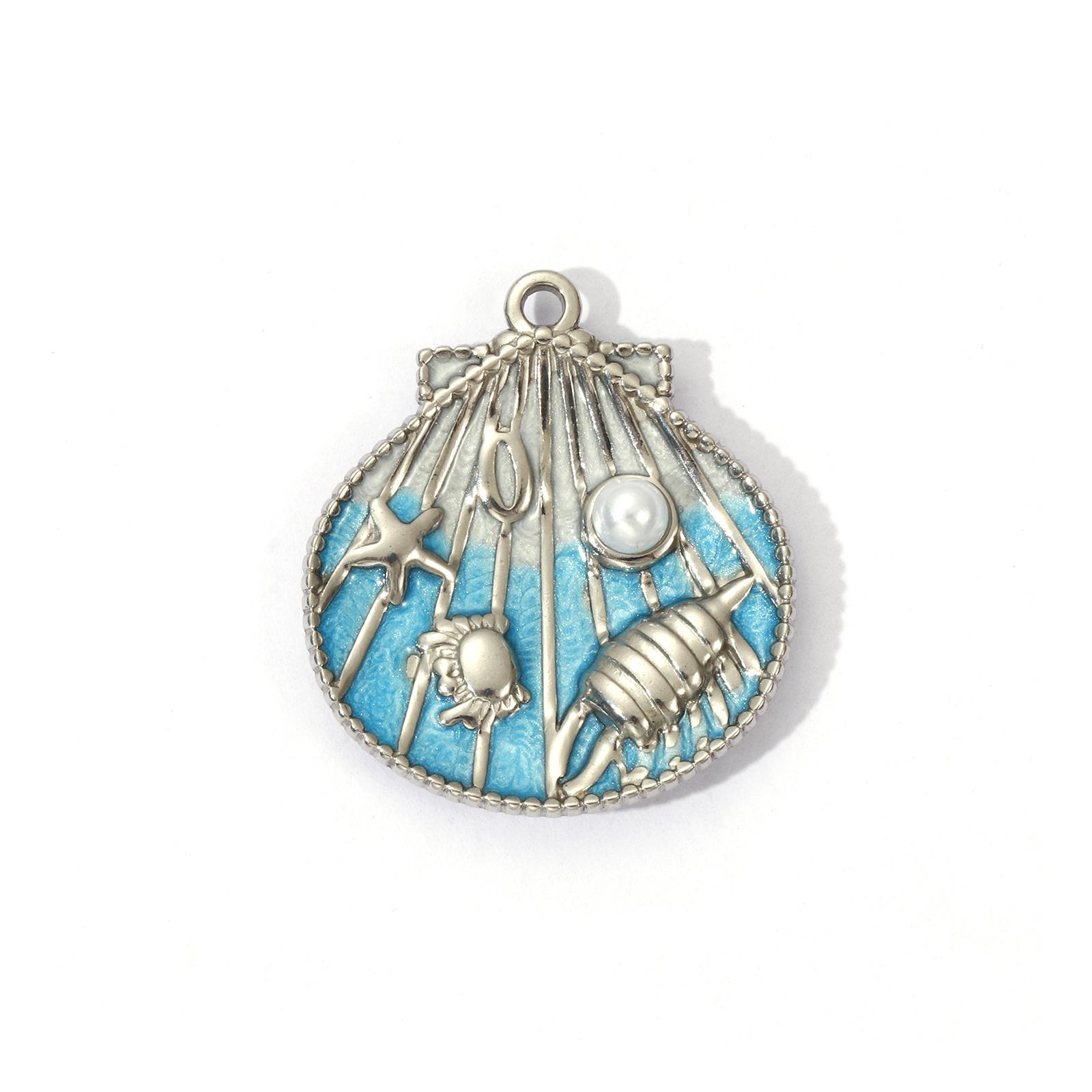 2 PCs 304 Stainless Steel Ocean Jewelry Charms Silver Plated Starfish Crab Shell Conch Dolphin Pendant For DIY Necklace Making
2 PCs 304 Stainless Steel Ocean Jewelry Charms Silver Plated Starfish Crab Shell Conch Dolphin Pendant For DIY Necklace Making