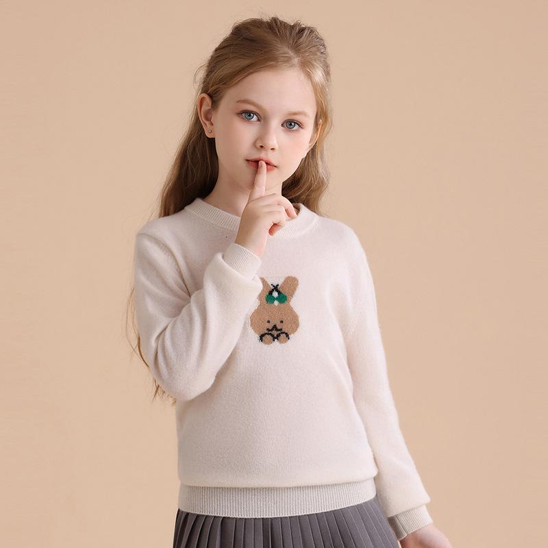 Girls Cashmere Sweater - Autumn/Winter Style, Children s Wool Knit Pullover 100 cm вершковий/білий
Girls Cashmere Sweater - Autumn/Winter Style, Children s Wool Knit Pullover 100 cm вершковий/білий