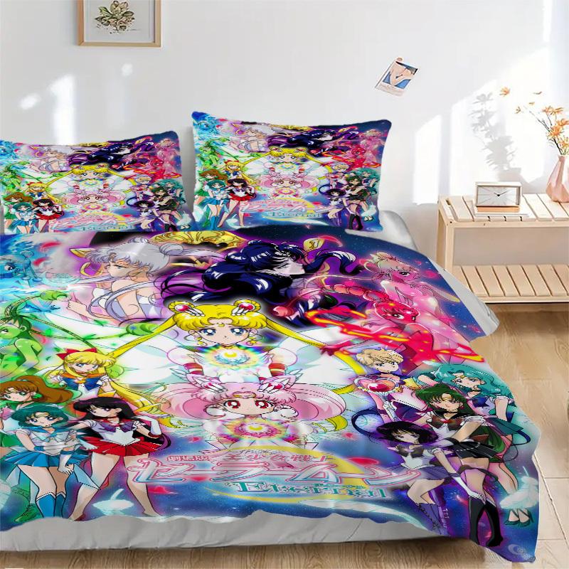 Sailor Moon Eternal Poster Bedding Set Comforter Cover Gift for Bedroom,Includes 1 Cover and 2 Pillowcases, No InsertB525 135x200cm
Sailor Moon Eternal Poster Bedding Set Comforter Cover Gift for Bedroom,Includes 1 Cover and 2 Pillowcases, No InsertB525 135x200cm