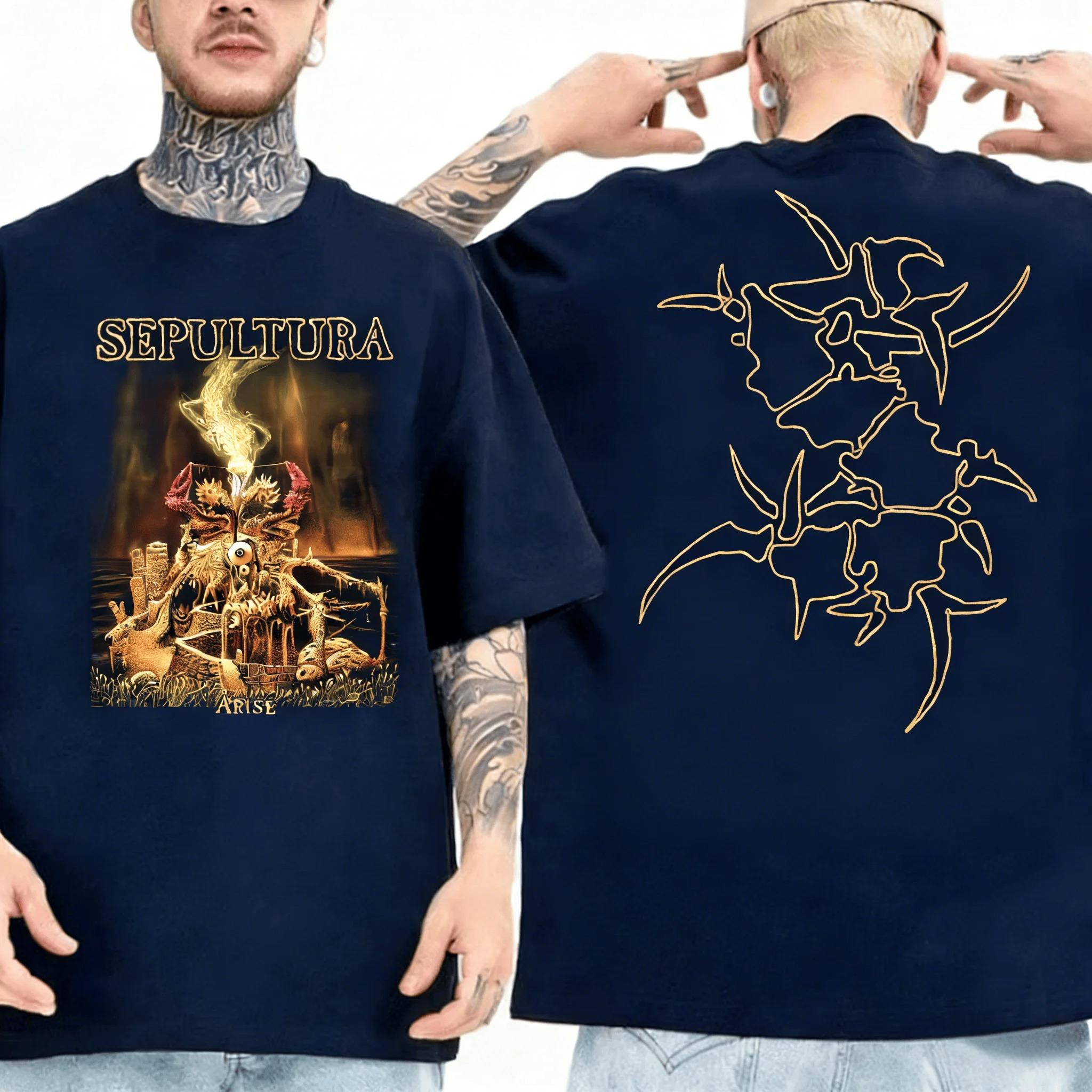 2026 Summer Sepultura T-shirt 1991 Flogging Metal Death Metal Slot Metal T-shirt Top Unisex Round-neck Short-sleeved T-shirt Tops Tees XXXL сірий
2026 Summer Sepultura T-shirt 1991 Flogging Metal Death Metal Slot Metal T-shirt Top Unisex Round-neck Short-sleeved T-shirt Tops Tees XXXL сірий