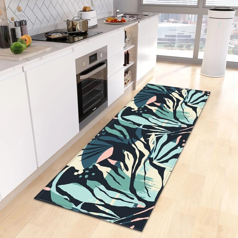 Tropical Plant Print Floor Mat Non Slip Kitchen Bathroom Door Mat Home Decor Waterproof Indoor Outdoor Rug 50x80cm
Tropical Plant Print Floor Mat Non Slip Kitchen Bathroom Door Mat Home Decor Waterproof Indoor Outdoor Rug 50x80cm