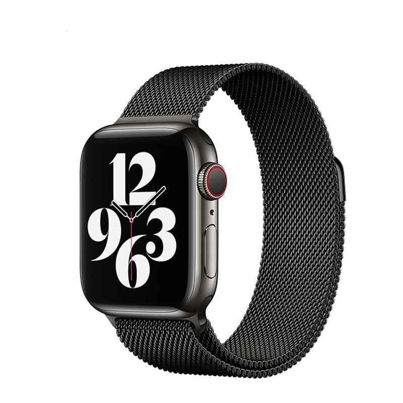 Совместим с Apple Watch Milanese Stainless Steel Band для iWatch S9/8/7/Ultra2 42/44/45/49mm чёрный
Совместим с Apple Watch Milanese Stainless Steel Band для iWatch S9/8/7/Ultra2 42/44/45/49mm чёрный