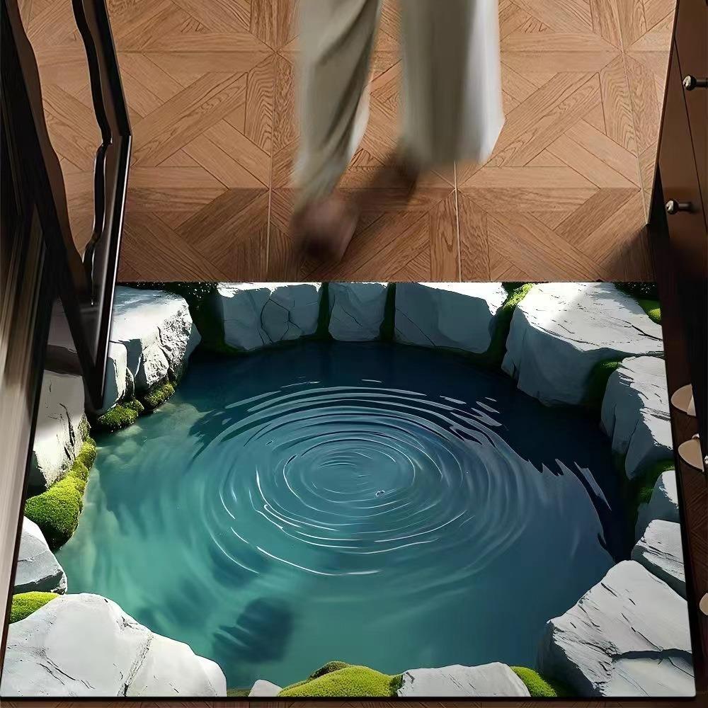 Visual Trap Crystal Velvet Floor Mat Kitchen Dirt Resistant Foot Mat Entrance Decoration Mat, Door Mat Toilet Absorbent Mat 40X60CM
Visual Trap Crystal Velvet Floor Mat Kitchen Dirt Resistant Foot Mat Entrance Decoration Mat, Door Mat Toilet Absorbent Mat 40X60CM