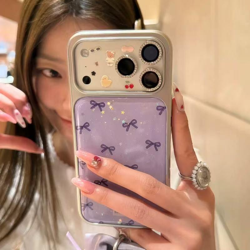 Korean Style Glitter Purple Bowknot Phone Case for iPhone 15/16/17 Pro Max & 14 iPhone 14 Pro
Korean Style Glitter Purple Bowknot Phone Case for iPhone 15/16/17 Pro Max & 14 iPhone 14 Pro