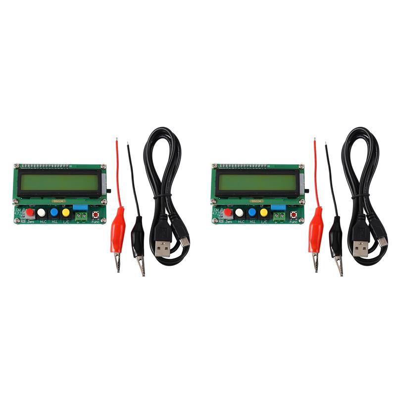 A72U 2X Lc100-A Digital LCD High Precision Inductance Capacitance L/C Meter Capacitor Tester Frequency 1Pf-100Mf + Test Clip зелений
A72U 2X Lc100-A Digital LCD High Precision Inductance Capacitance L/C Meter Capacitor Tester Frequency 1Pf-100Mf + Test Clip зелений