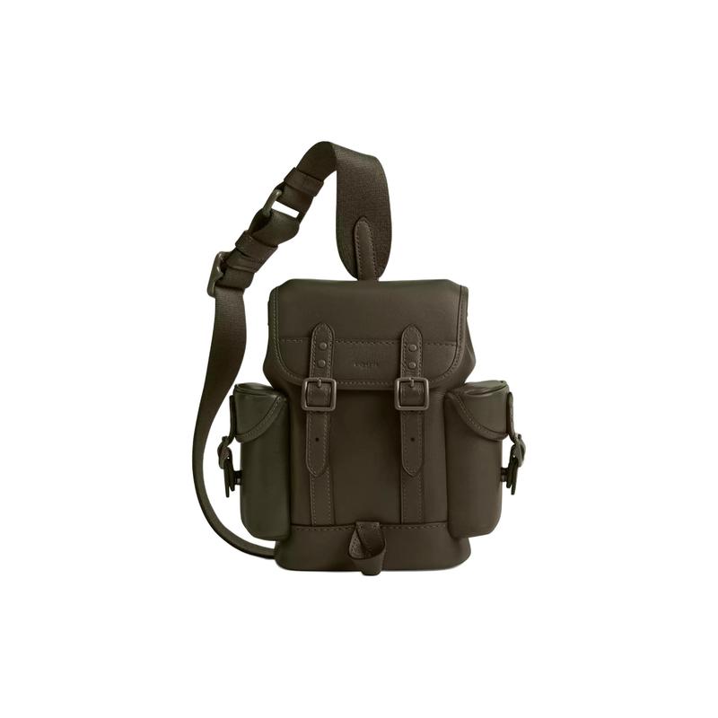 COACH Hitch 13 branded snap closure chest bag refined calfskin shoulder crossbody bag mini men s army green зелений
COACH Hitch 13 branded snap closure chest bag refined calfskin shoulder crossbody bag mini men s army green зелений