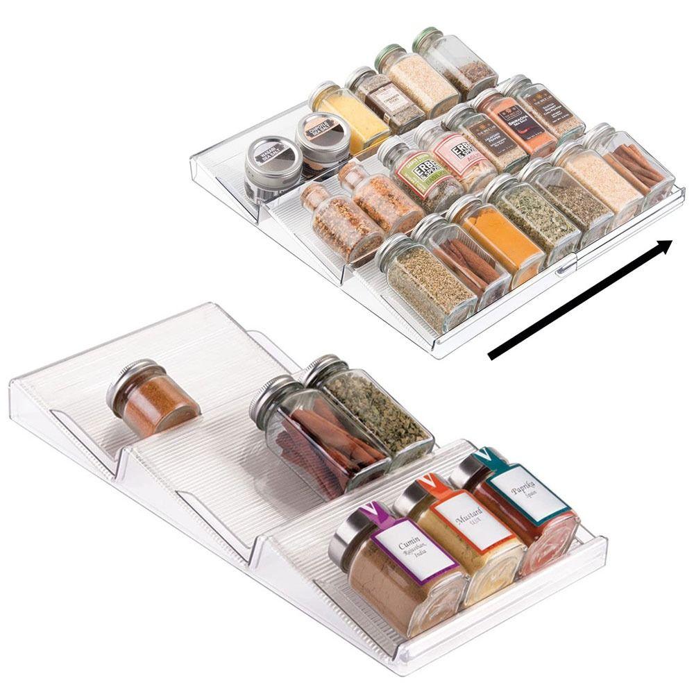 Plastic Kitchen Drawer Organizer 3 Tier Slide Out Upper Cabinet Organizer Seasonings 1pc
Plastic Kitchen Drawer Organizer 3 Tier Slide Out Upper Cabinet Organizer Seasonings 1pc