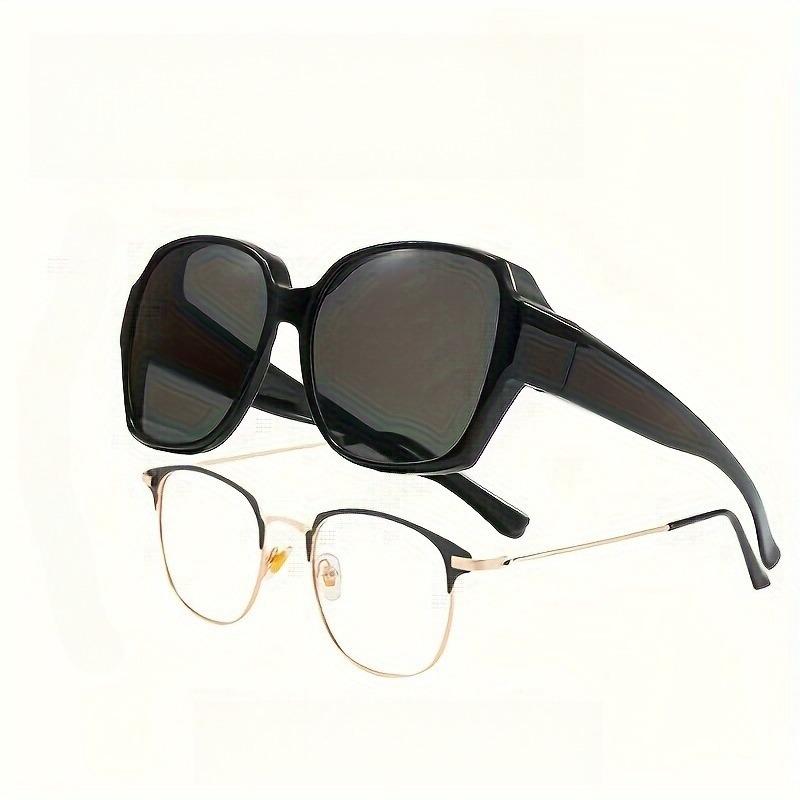 1pcs New clip-on glasses, large-frame retro unisex style, fits regular fashion glasses, ideal gift choice. чорний
1pcs New clip-on glasses, large-frame retro unisex style, fits regular fashion glasses, ideal gift choice. чорний
