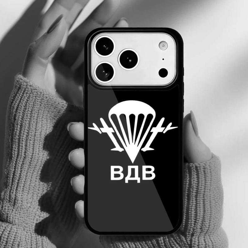 Russia Airborne Phone Case for iPhone 17 Air 16e 15 14 13 Pro Max Back Cover for 12 11 Pro Coque iPhone 11 Pro
Russia Airborne Phone Case for iPhone 17 Air 16e 15 14 13 Pro Max Back Cover for 12 11 Pro Coque iPhone 11 Pro