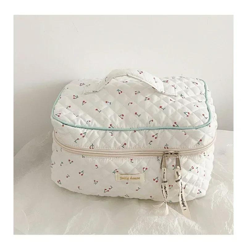 Cute Quilting Cotton Makeup Bag Women Zipper Cosmetic Organizer Female Cloth Handbag Box Shape Portable Toiletry Case for Girls
Cute Quilting Cotton Makeup Bag Women Zipper Cosmetic Organizer Female Cloth Handbag Box Shape Portable Toiletry Case for Girls
