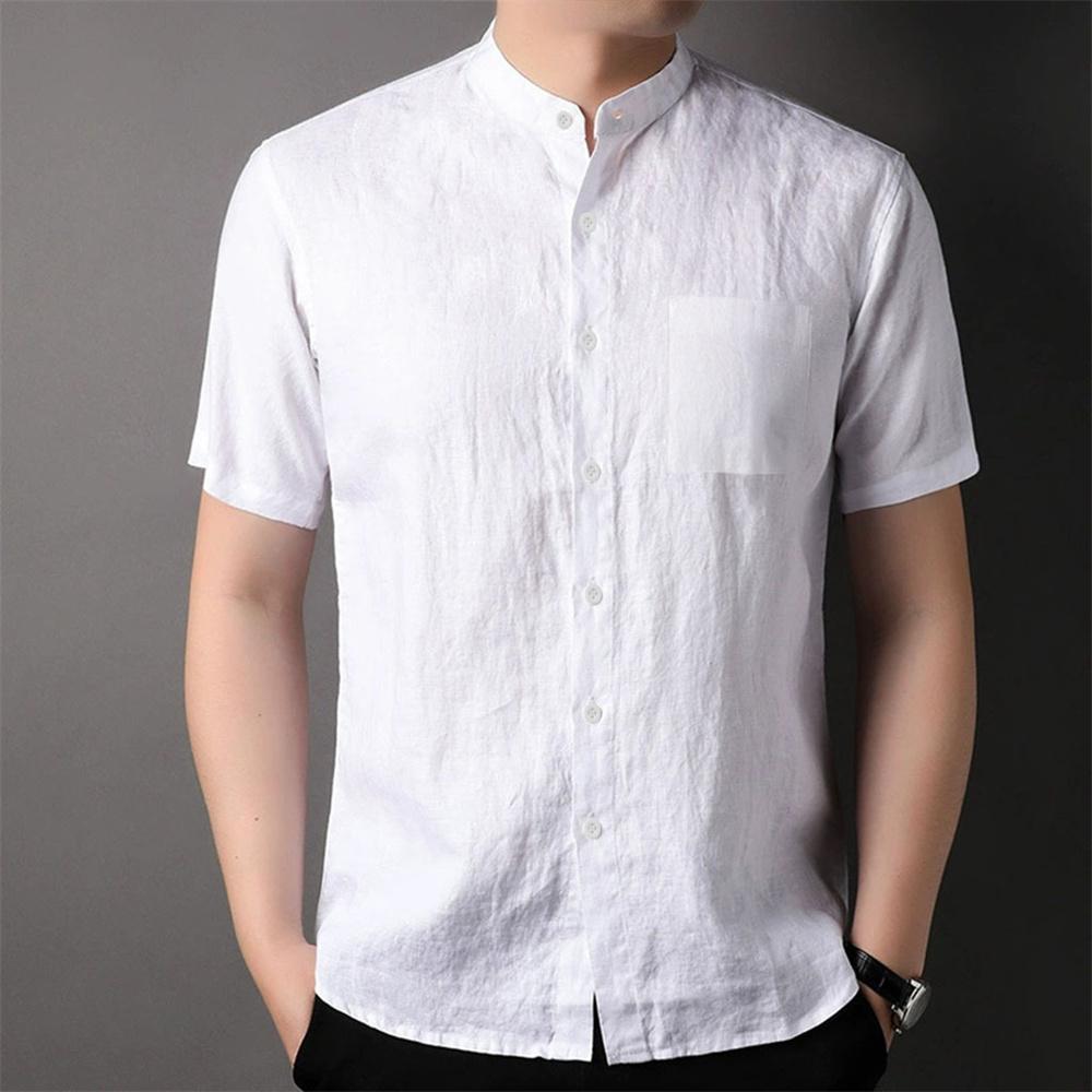 Summer Men s Shirt Shor Sleeve Breathable Solid Color Tops Henley Neck Lightweight Stylish Slim Fit Simple Male Casual Shirts XXL білий
Summer Men s Shirt Shor Sleeve Breathable Solid Color Tops Henley Neck Lightweight Stylish Slim Fit Simple Male Casual Shirts XXL білий