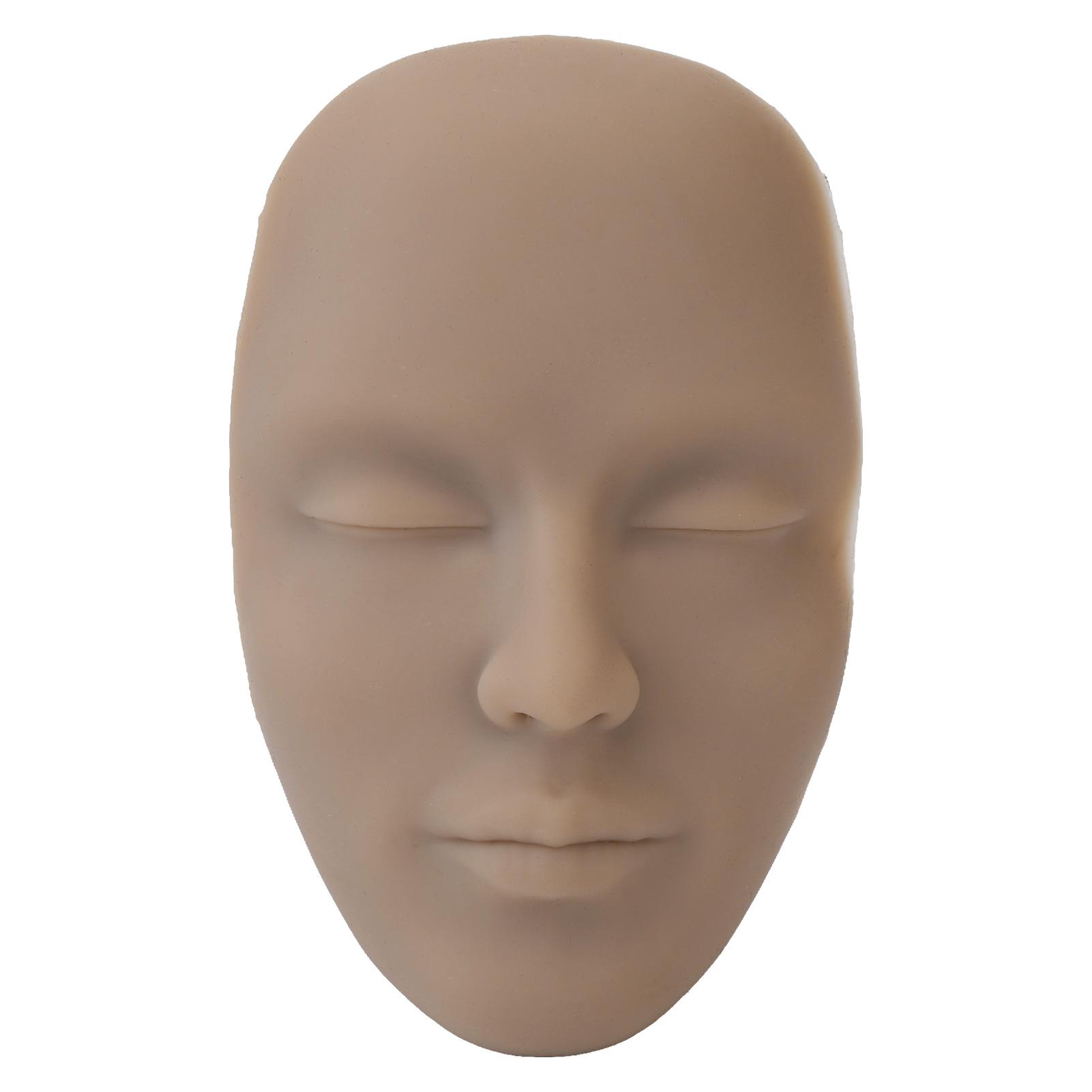 5D Silicone Makeup Mannequin Eyebrow Eyeliner Face Tattoo Microblading Practice Face Model Dark
5D Silicone Makeup Mannequin Eyebrow Eyeliner Face Tattoo Microblading Practice Face Model Dark