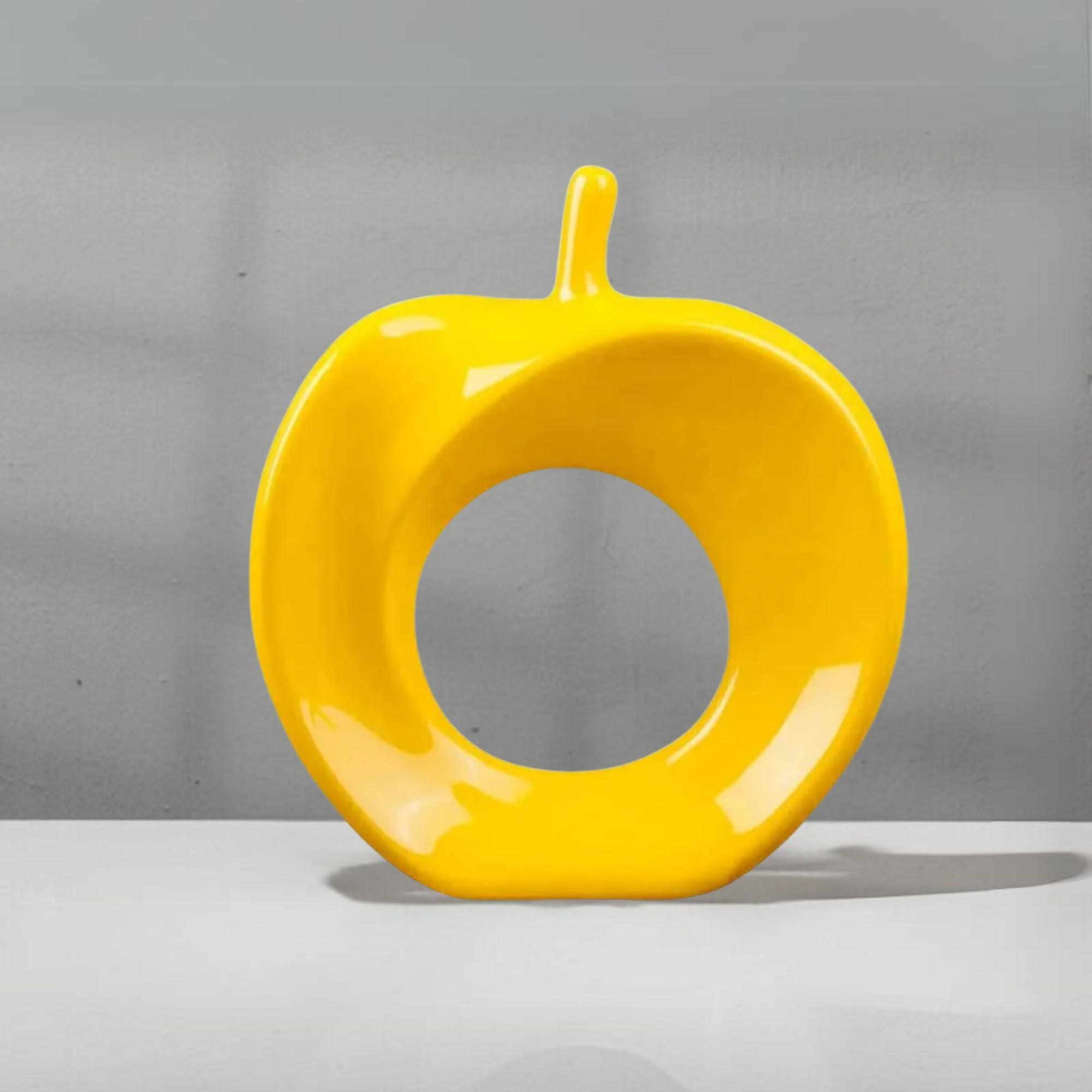 Apple-shaped ceramic object, 10 colors available, modern decor, Nordic style, art, giftable (yellow) жёлтый
Apple-shaped ceramic object, 10 colors available, modern decor, Nordic style, art, giftable (yellow) жёлтый