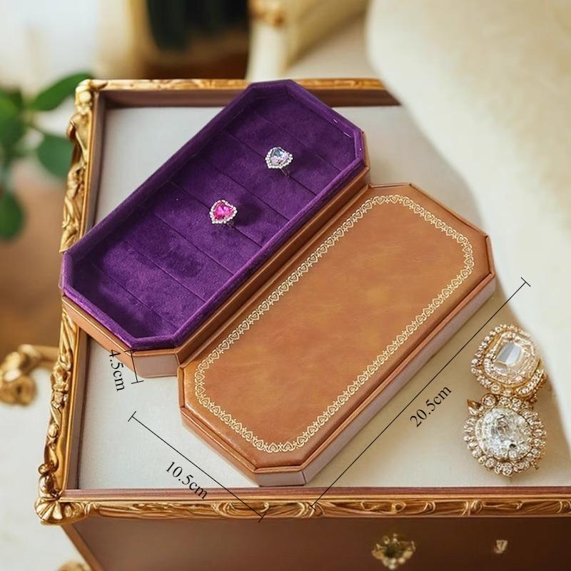 Ring Jewelry Storage Box Earrings Trinket Displays Cases Portable Rings Protect Boxes Large Capacity Jewellery Organizer Case фіолетовий
Ring Jewelry Storage Box Earrings Trinket Displays Cases Portable Rings Protect Boxes Large Capacity Jewellery Organizer Case фіолетовий