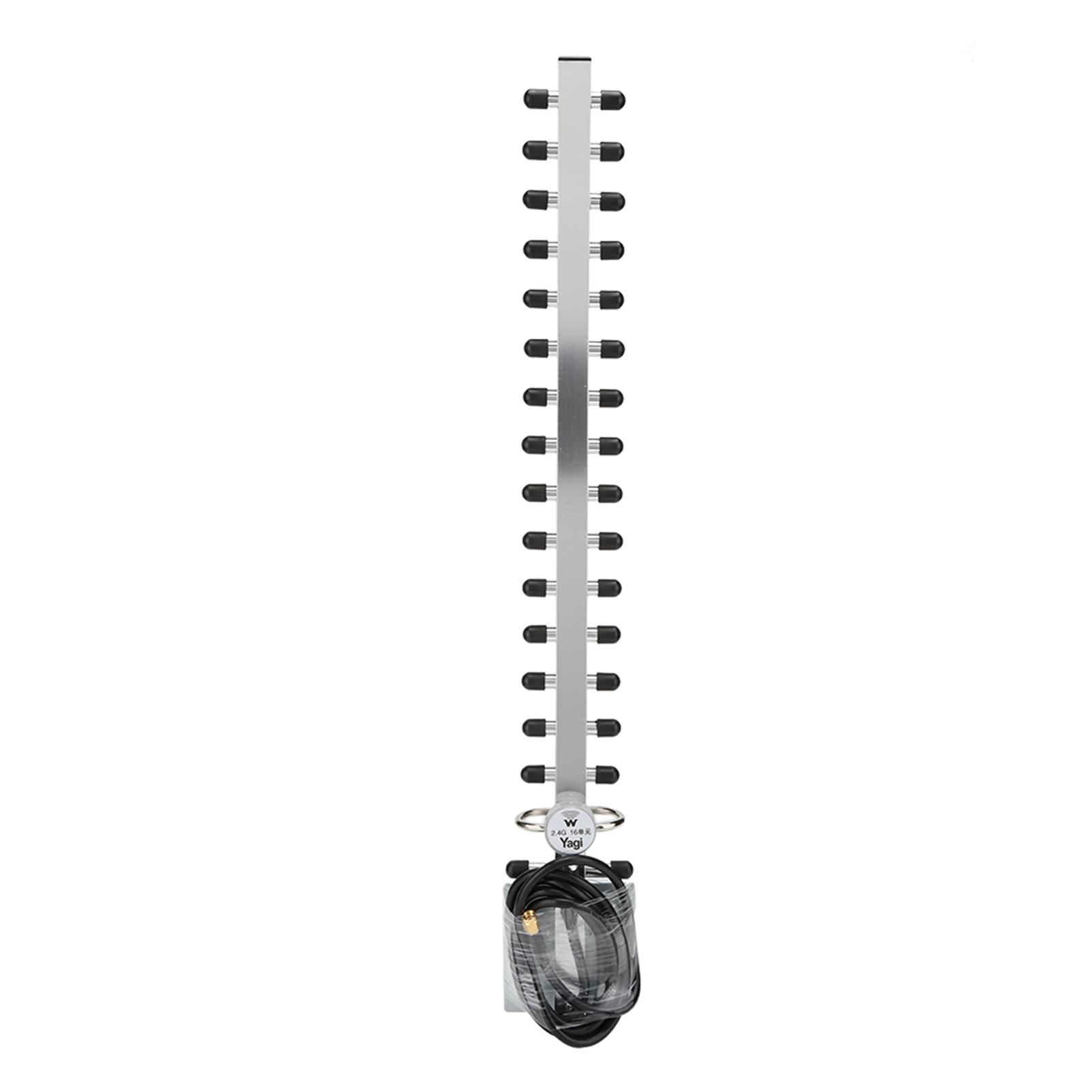 2.4G 25dBi High Gain Wireless Router Network Card 16 Unit Directional Yagi Antenna
2.4G 25dBi High Gain Wireless Router Network Card 16 Unit Directional Yagi Antenna