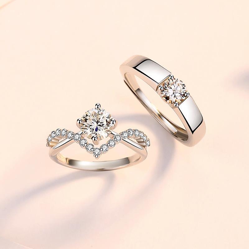 Korean Luxury Zircon Couple Ring For Women Men Copper Plated Love Forever Heart Adjustable Open Ring Wedding Anniversary Zircon resizable
Korean Luxury Zircon Couple Ring For Women Men Copper Plated Love Forever Heart Adjustable Open Ring Wedding Anniversary Zircon resizable