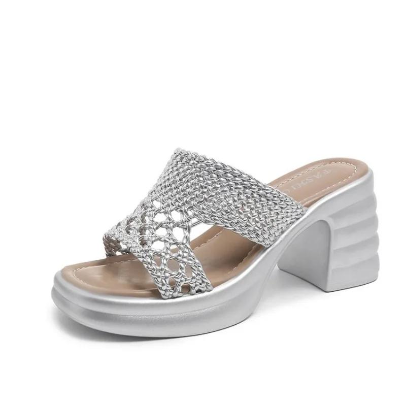 Fashion 8 Cm Small Size 32-43 Elegant Hollowed-out Wedge Heel Slippers 2025 Summer High Heels Slide Women s Office Beach Daily 35 серебряный
Fashion 8 Cm Small Size 32-43 Elegant Hollowed-out Wedge Heel Slippers 2025 Summer High Heels Slide Women s Office Beach Daily 35 серебряный