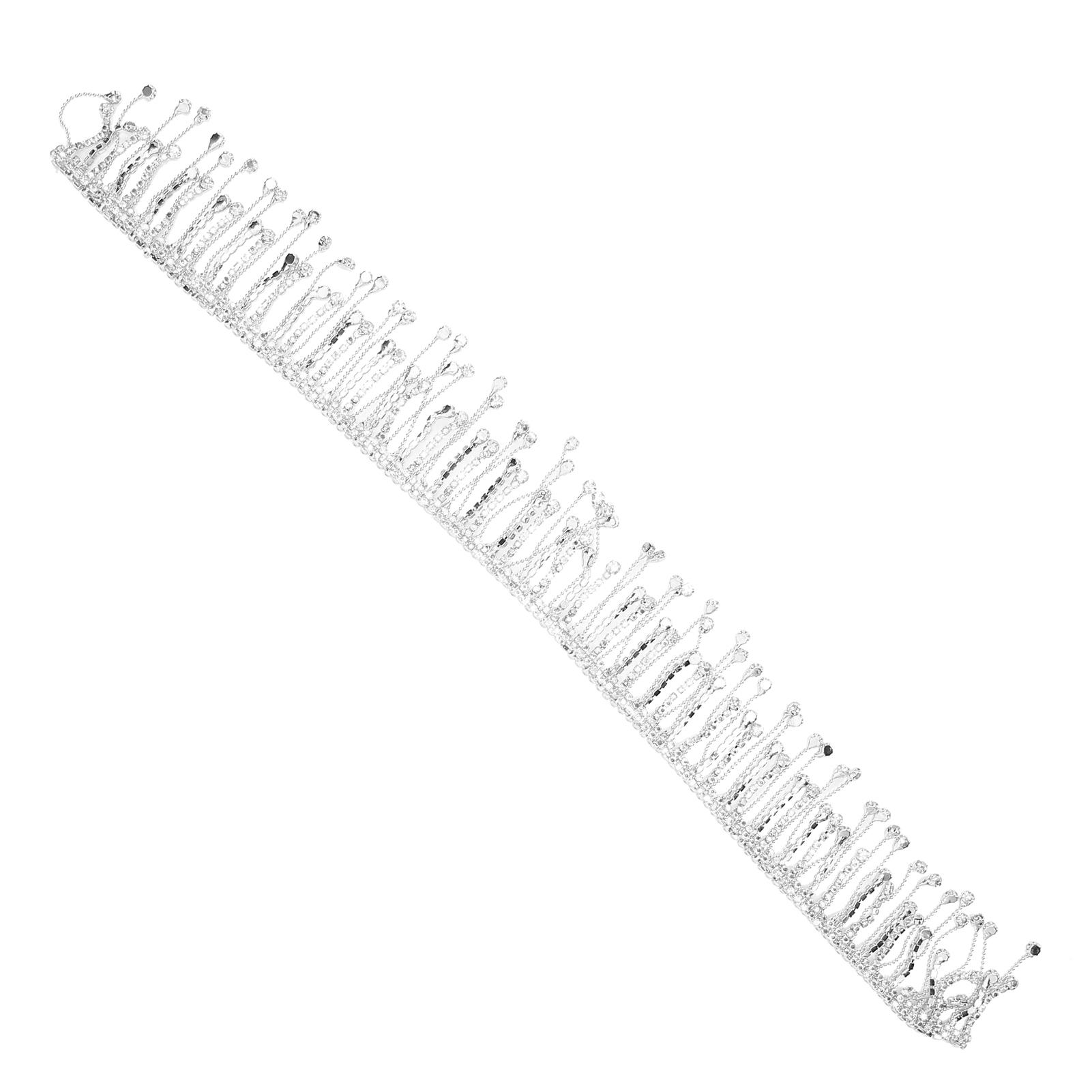 Rhinestone Tassel Chain Fringe Bridal Applique Trim Crystal Clothing Bag Decoration Silver
Rhinestone Tassel Chain Fringe Bridal Applique Trim Crystal Clothing Bag Decoration Silver