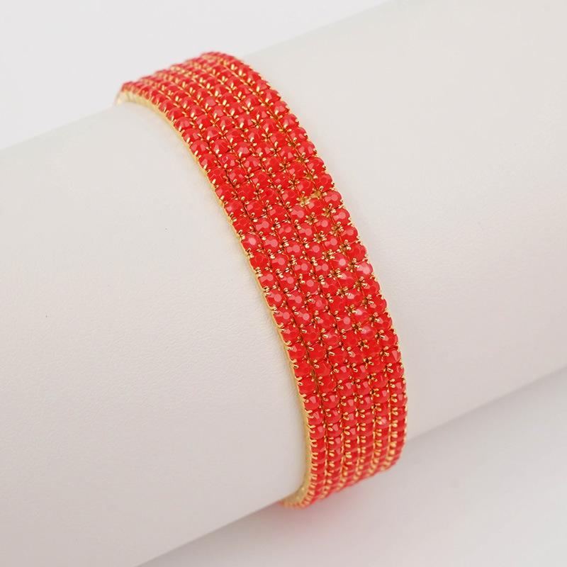 6pcs/set Fashion Acrylic Beads Elastic Bracelet For Women Stretch Stackable Gold Color Bracelets Wristband Daily Female Zircon красный
6pcs/set Fashion Acrylic Beads Elastic Bracelet For Women Stretch Stackable Gold Color Bracelets Wristband Daily Female Zircon красный