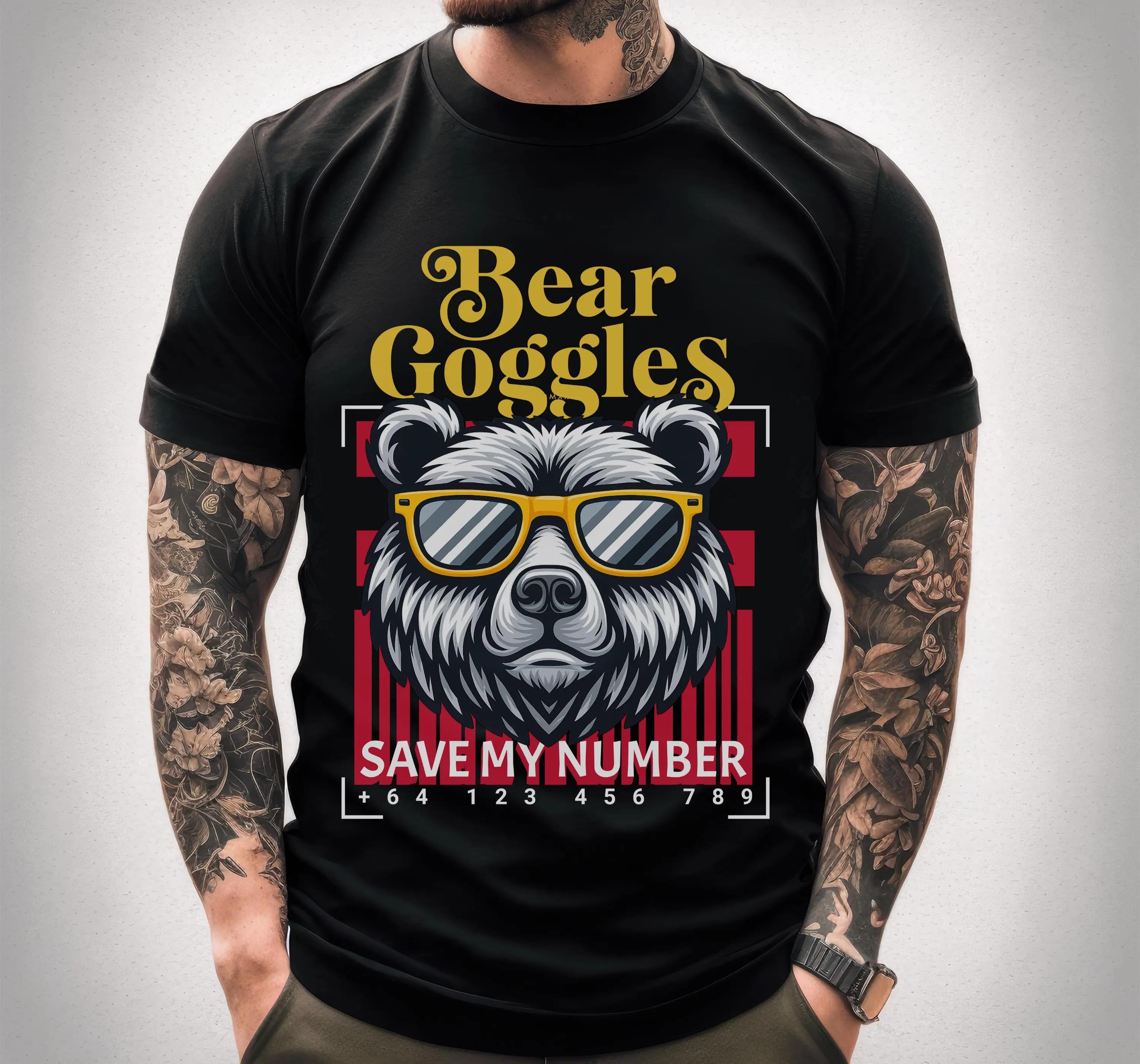 Bear Goggles Save My Number TShirt Comfort Colors® 1717 TShirt Summer Mens and Womens Loose and Breathable Tshirt Top 4XL
Bear Goggles Save My Number TShirt Comfort Colors® 1717 TShirt Summer Mens and Womens Loose and Breathable Tshirt Top 4XL
