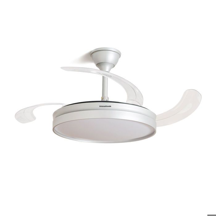Ventilateur de Plafond avec Lumière LED et 4 Pales Rétractables Silteez InnovaGoods Argenté 80 W Ø49-104 cm VENTILATEUR
Ventilateur de Plafond avec Lumière LED et 4 Pales Rétractables Silteez InnovaGoods Argenté 80 W Ø49-104 cm VENTILATEUR