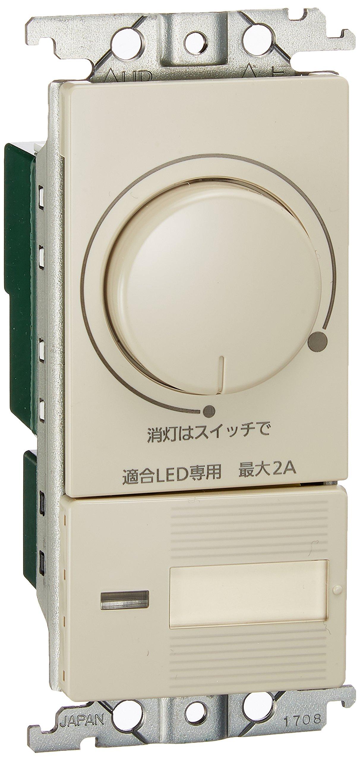 Panasonic Cosmo Series Wide 21 LED Embedded Reverse Phase Dimmer Switch C Firefly Switch C Compatible LED Only 2A Rotary Type with Lower Limit
Panasonic Cosmo Series Wide 21 LED Embedded Reverse Phase Dimmer Switch C Firefly Switch C Compatible LED Only 2A Rotary Type with Lower Limit