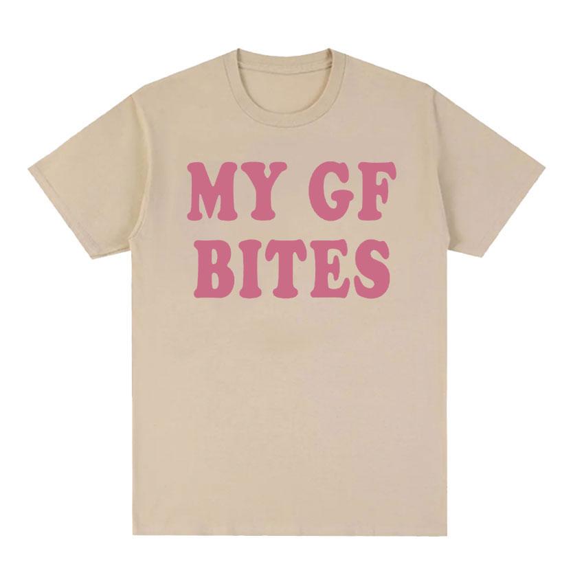 My Gf Bites Funny Graphic T Shirt Men Women Aesthetic Fashion High Quality T-shirts Summer Casual 100% Cotton Oversized T-shirt
My Gf Bites Funny Graphic T Shirt Men Women Aesthetic Fashion High Quality T-shirts Summer Casual 100% Cotton Oversized T-shirt
