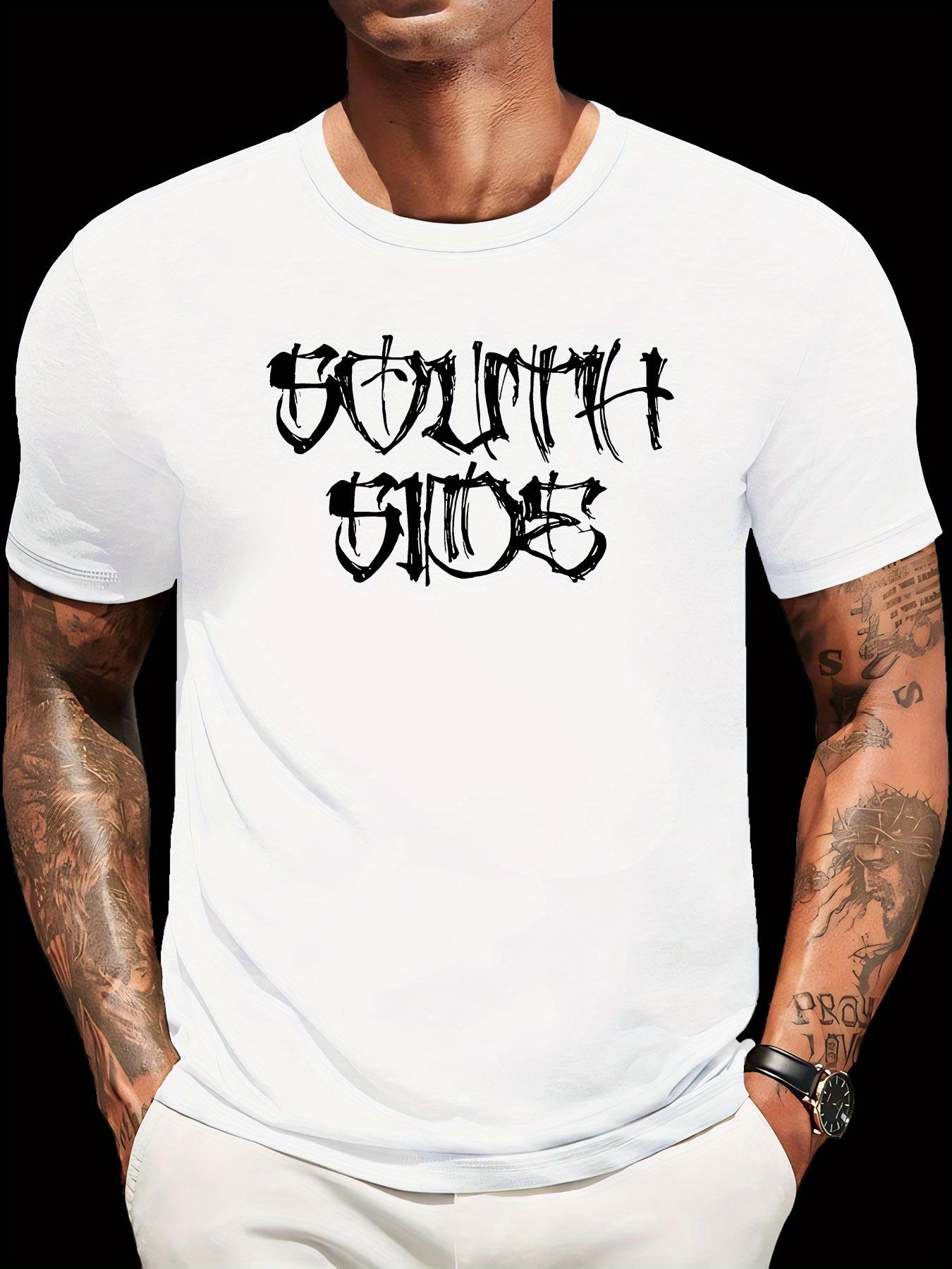 Bold Graphic Print Short Sleeve T-shirt - Southern Side Art Design XXXL
Bold Graphic Print Short Sleeve T-shirt - Southern Side Art Design XXXL