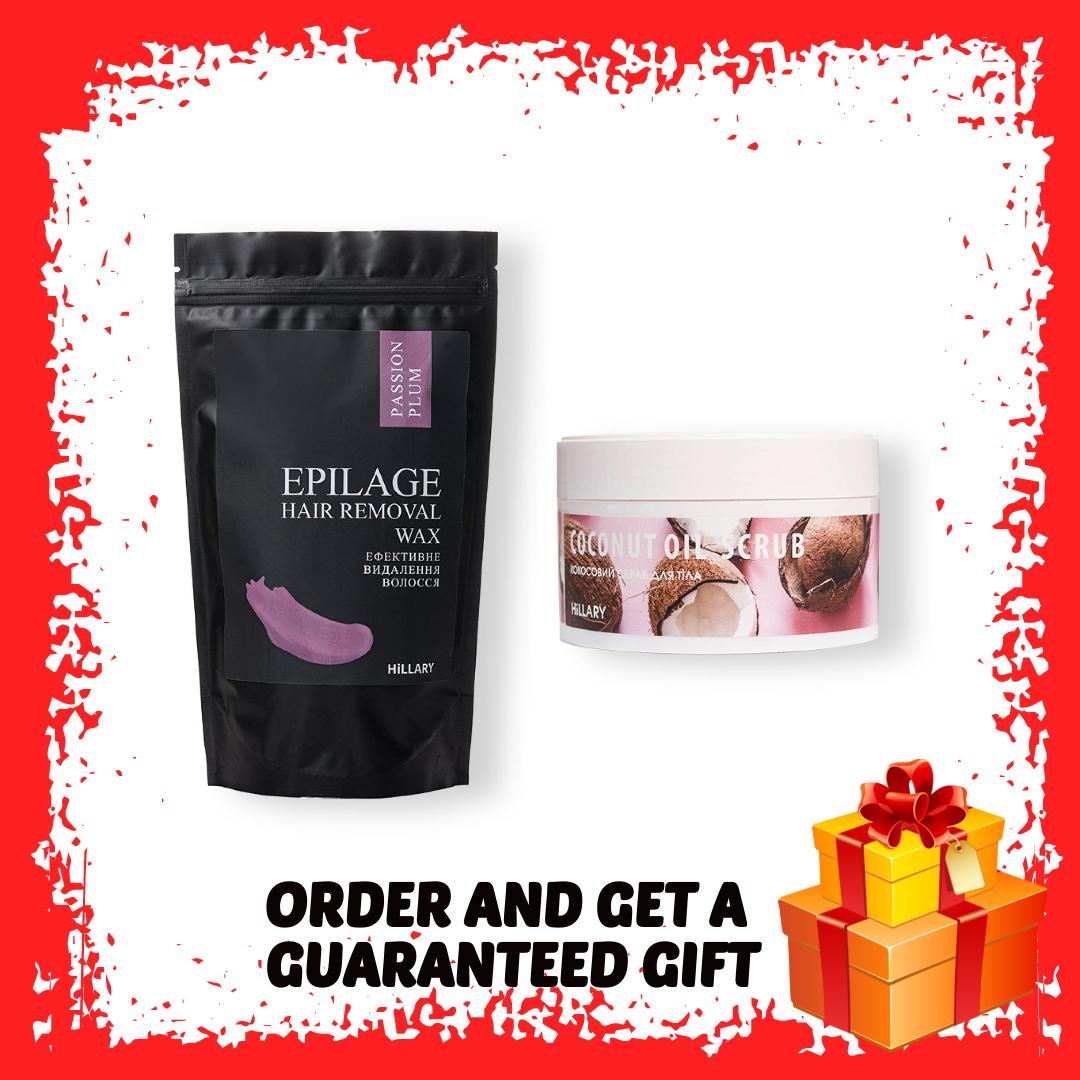 Скраб для тіла кокосовий Hillary Coconut Oil Scrub, 200 г Гранули для епіляції Hillary Epilage Passion Plum, 100 г
Скраб для тіла кокосовий Hillary Coconut Oil Scrub, 200 г Гранули для епіляції Hillary Epilage Passion Plum, 100 г