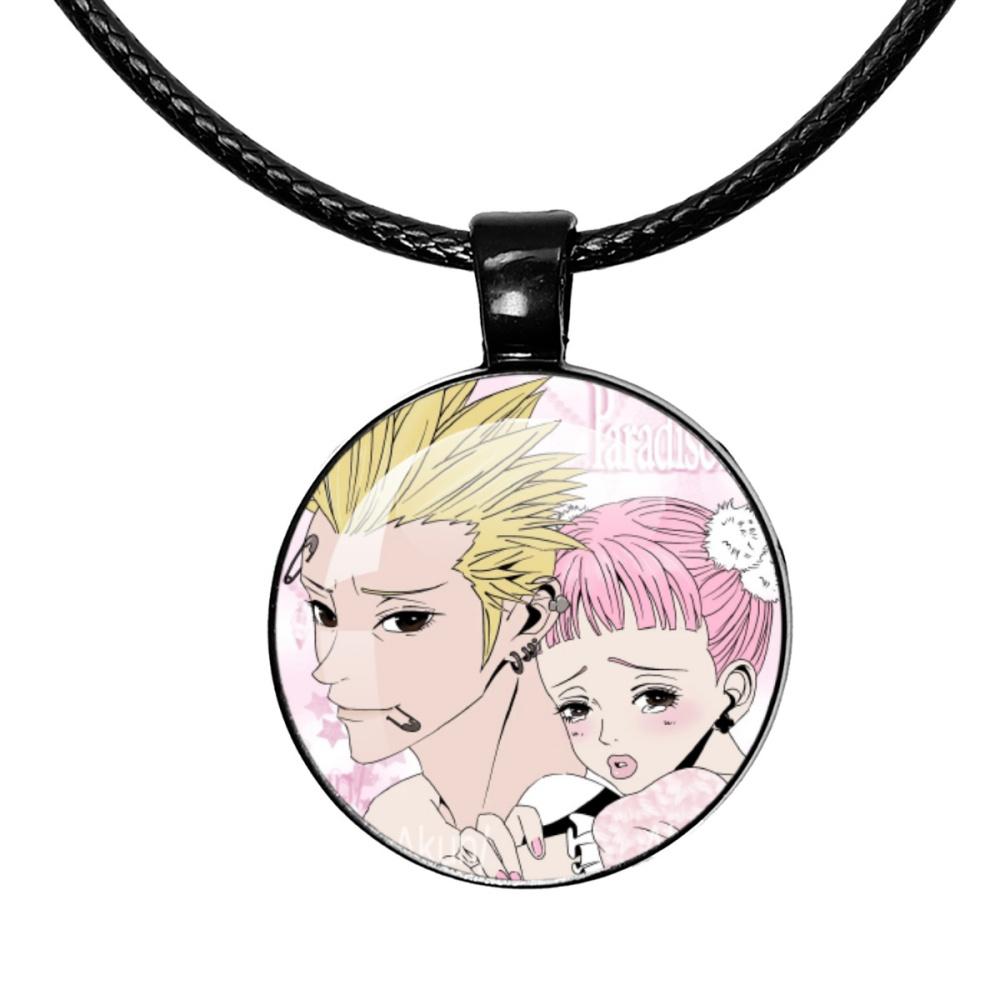Paradise Kiss Necklace Anime Yukari Hayasaka Miwako Sakurada Black Rope Chain Glass Pendant Necklace Charm Jewelry Gift
Paradise Kiss Necklace Anime Yukari Hayasaka Miwako Sakurada Black Rope Chain Glass Pendant Necklace Charm Jewelry Gift