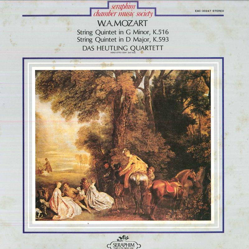 LP Record HEUTLING STRING QUARTET W.a.mozartString Quintet In G Mino EAC30247 ANGEL 1977 Japan Obi Classical
LP Record HEUTLING STRING QUARTET W.a.mozartString Quintet In G Mino EAC30247 ANGEL 1977 Japan Obi Classical