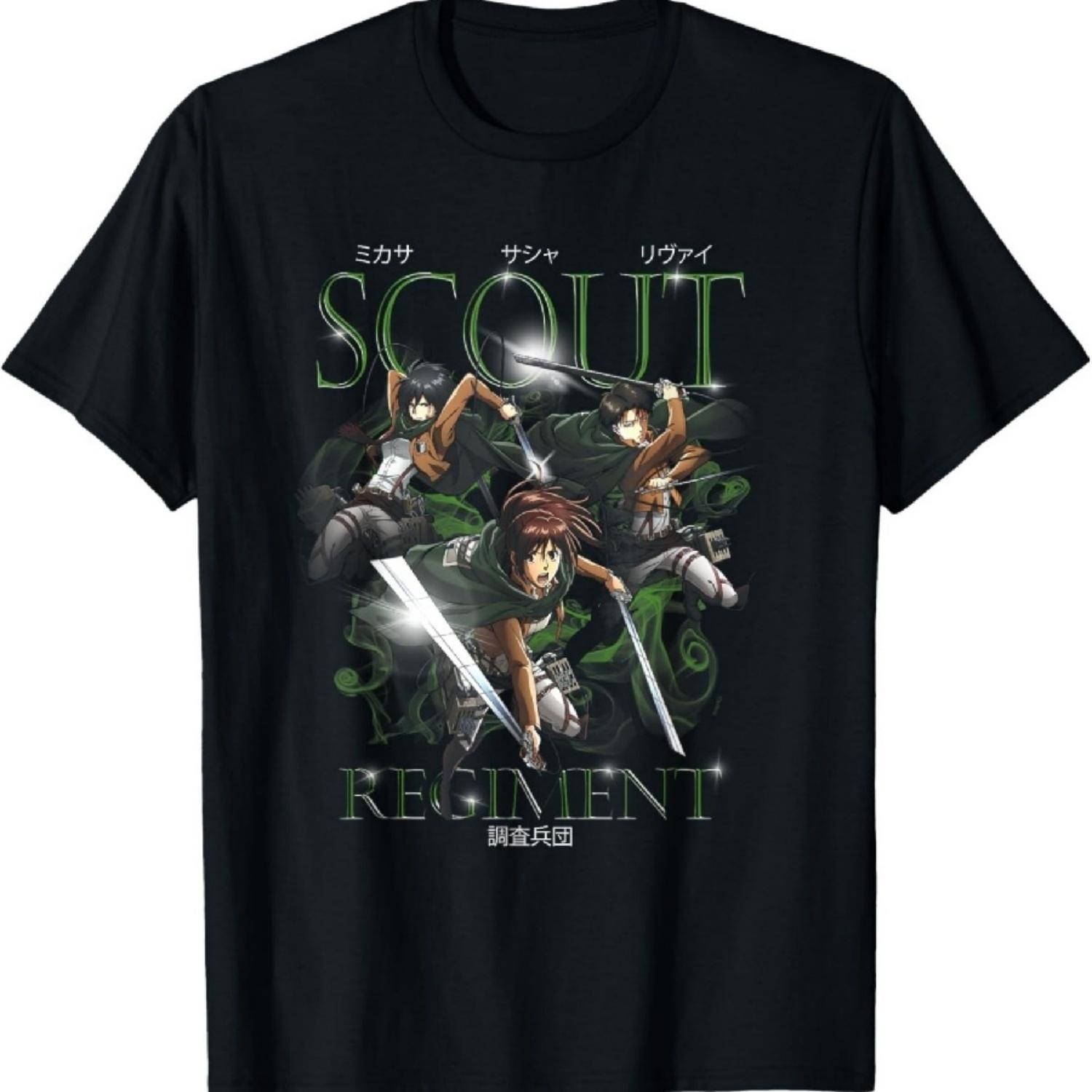 Retro Smokey Scout Regiment Group AOT Anime T-Shirt XXXXXL чорний
Retro Smokey Scout Regiment Group AOT Anime T-Shirt XXXXXL чорний