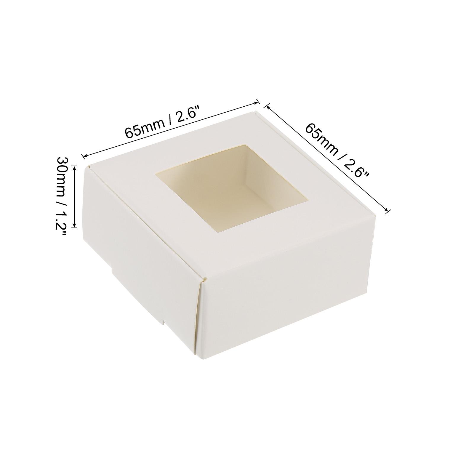 Paper Soap Box with Window, 30 Pack Homemade Soap Boxes Square Presents Packaging Boxes for Birthday Christmas DIY Craft 65 x 65 x 30mm білий
Paper Soap Box with Window, 30 Pack Homemade Soap Boxes Square Presents Packaging Boxes for Birthday Christmas DIY Craft 65 x 65 x 30mm білий