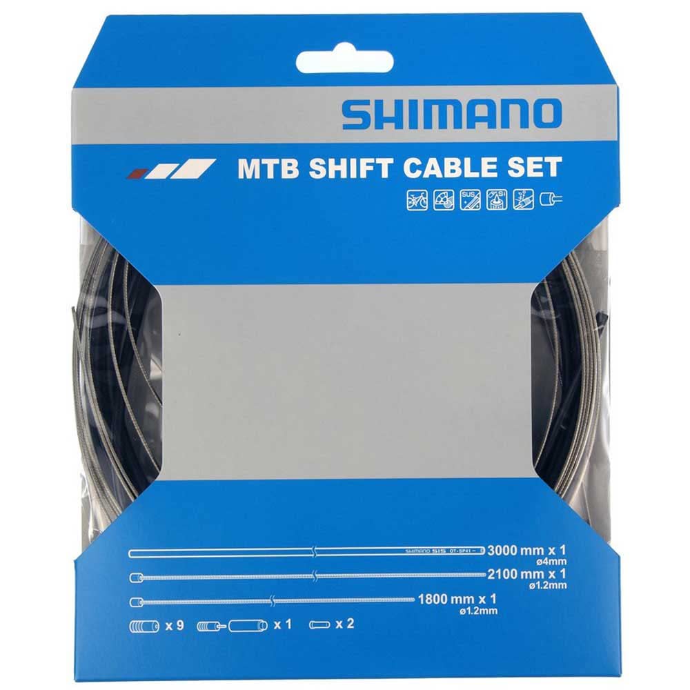 Трос переключения Shimano Optislick MTB 1 комплект тросов, Черный, чёрный
Трос переключения Shimano Optislick MTB 1 комплект тросов, Черный, чёрный