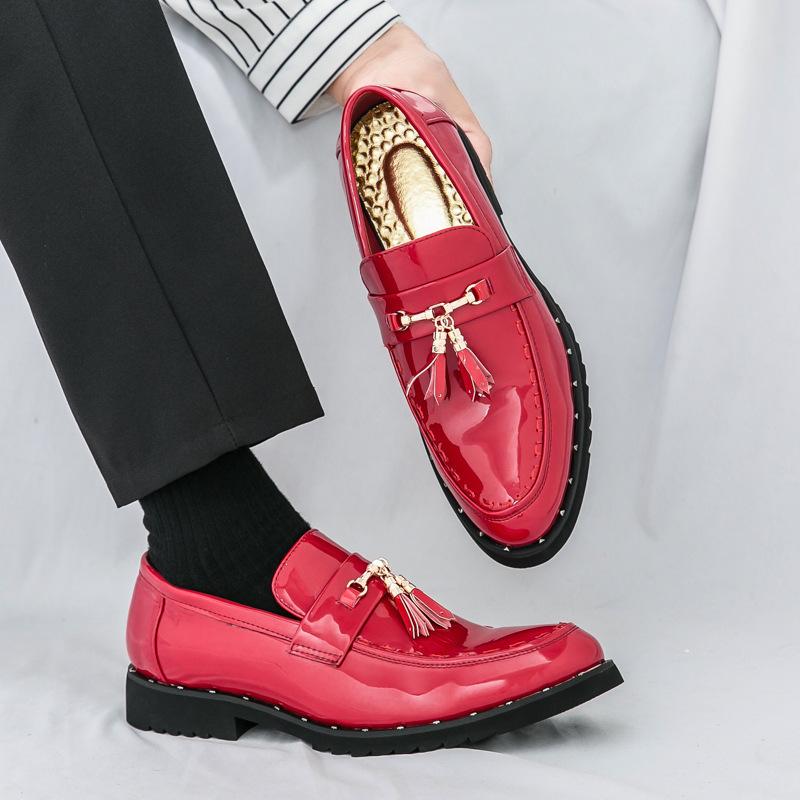 Large size four seasons new casual leather shoes fashionable men s foot cover fringed leather shoes foreign trade pointed leather shoes 38
Large size four seasons new casual leather shoes fashionable men s foot cover fringed leather shoes foreign trade pointed leather shoes 38