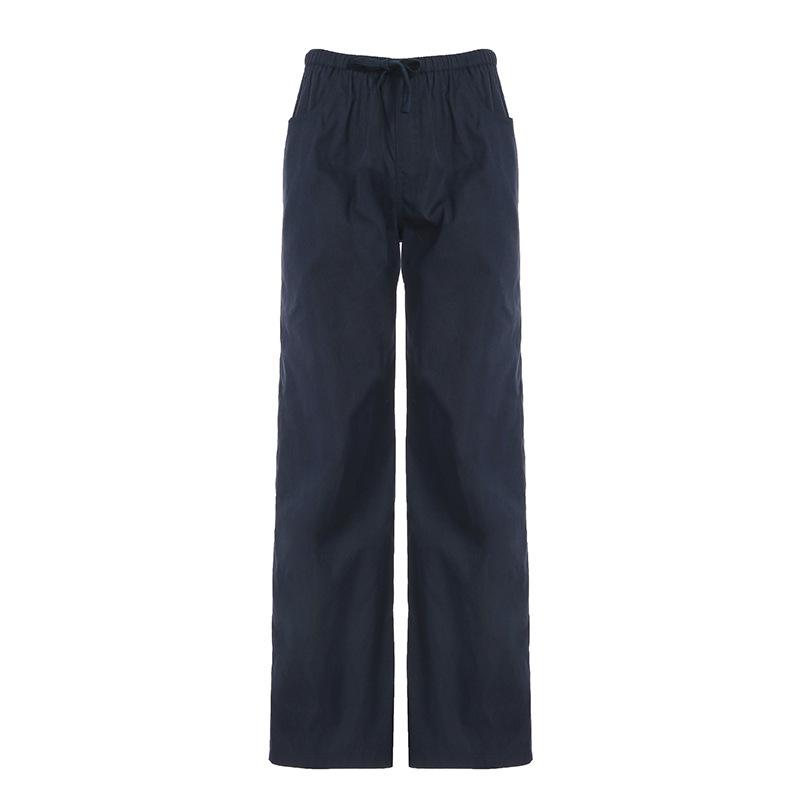 American Street Style Casual Cargo Pants - Solid Color, Low Rise, Loose Fit, Comfortable, Straight Leg with Pocket Large синій
American Street Style Casual Cargo Pants - Solid Color, Low Rise, Loose Fit, Comfortable, Straight Leg with Pocket Large синій