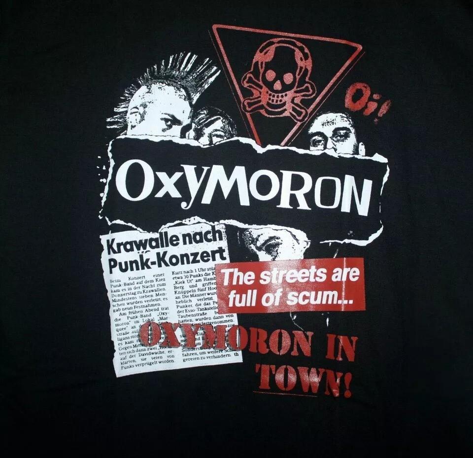 Oxymoron Band The Streets Are Full Of Scum Black Shirt All Size Unisex BL690 Unisex T-Shirt M
Oxymoron Band The Streets Are Full Of Scum Black Shirt All Size Unisex BL690 Unisex T-Shirt M
