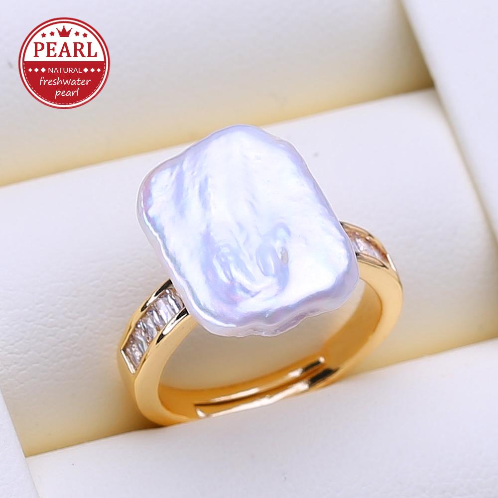 LSOOYH Freshwater Big Baroque Pearl Rings For Women Classic Silver Gold Color Party Ring Anniversary Birthday Gifts adjustable золотий
LSOOYH Freshwater Big Baroque Pearl Rings For Women Classic Silver Gold Color Party Ring Anniversary Birthday Gifts adjustable золотий