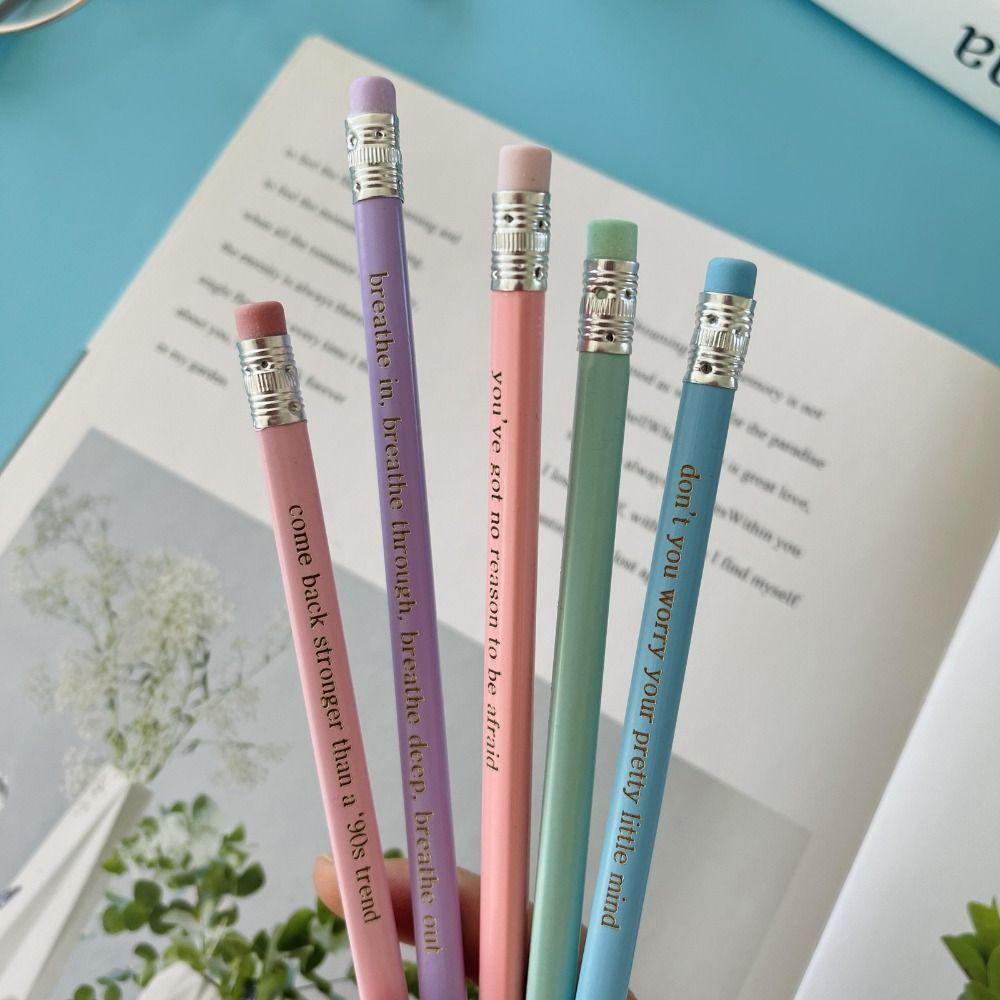 With Eraser Candy Colored Pencil Wooden Writing Stationery Supplies Portable Drawing Pencil
With Eraser Candy Colored Pencil Wooden Writing Stationery Supplies Portable Drawing Pencil