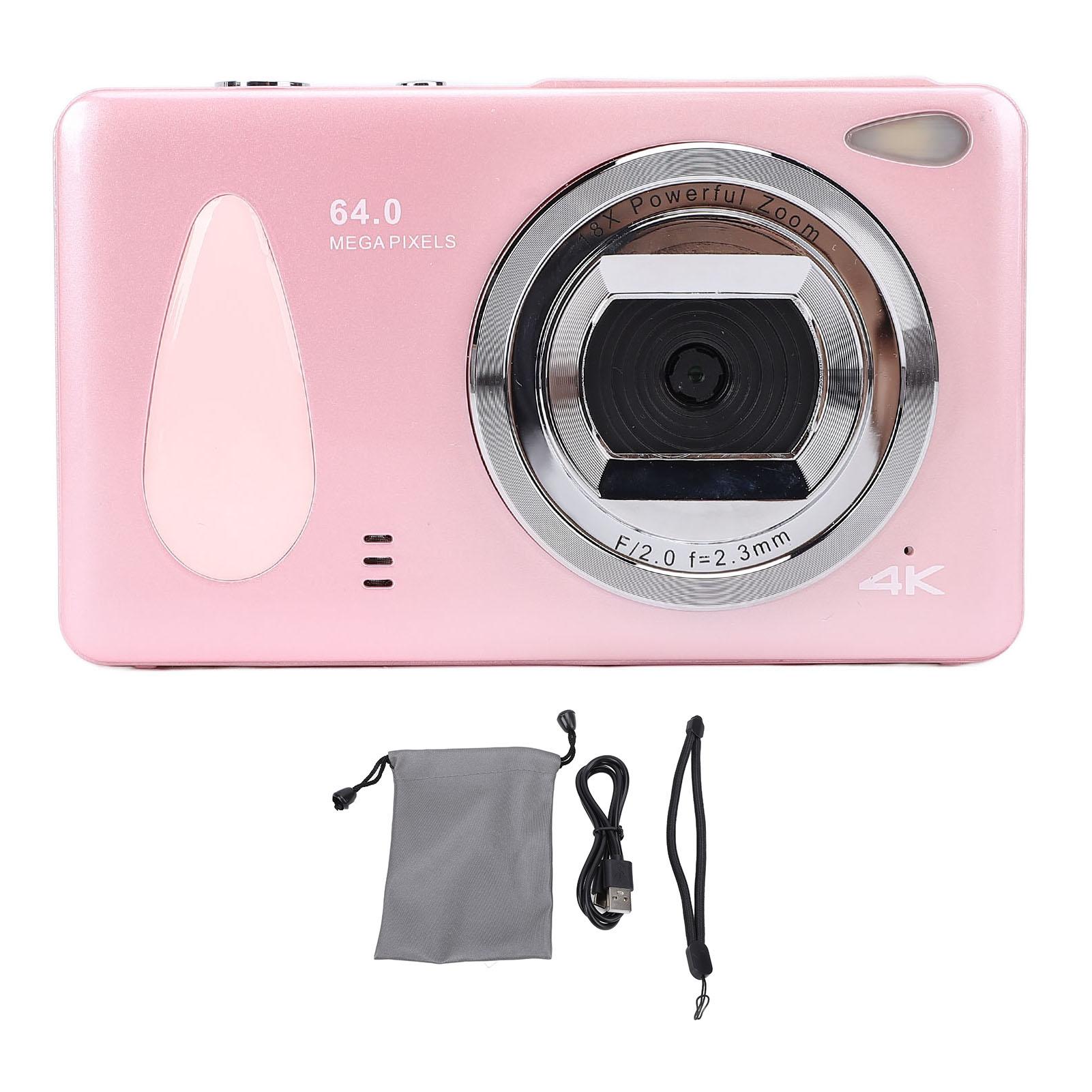 Digital Camera 4K 64MP 18x Zoom Auto Focus Loop Recording 2.8in Screen LED Fill Light Compact темно-сірий
Digital Camera 4K 64MP 18x Zoom Auto Focus Loop Recording 2.8in Screen LED Fill Light Compact темно-сірий