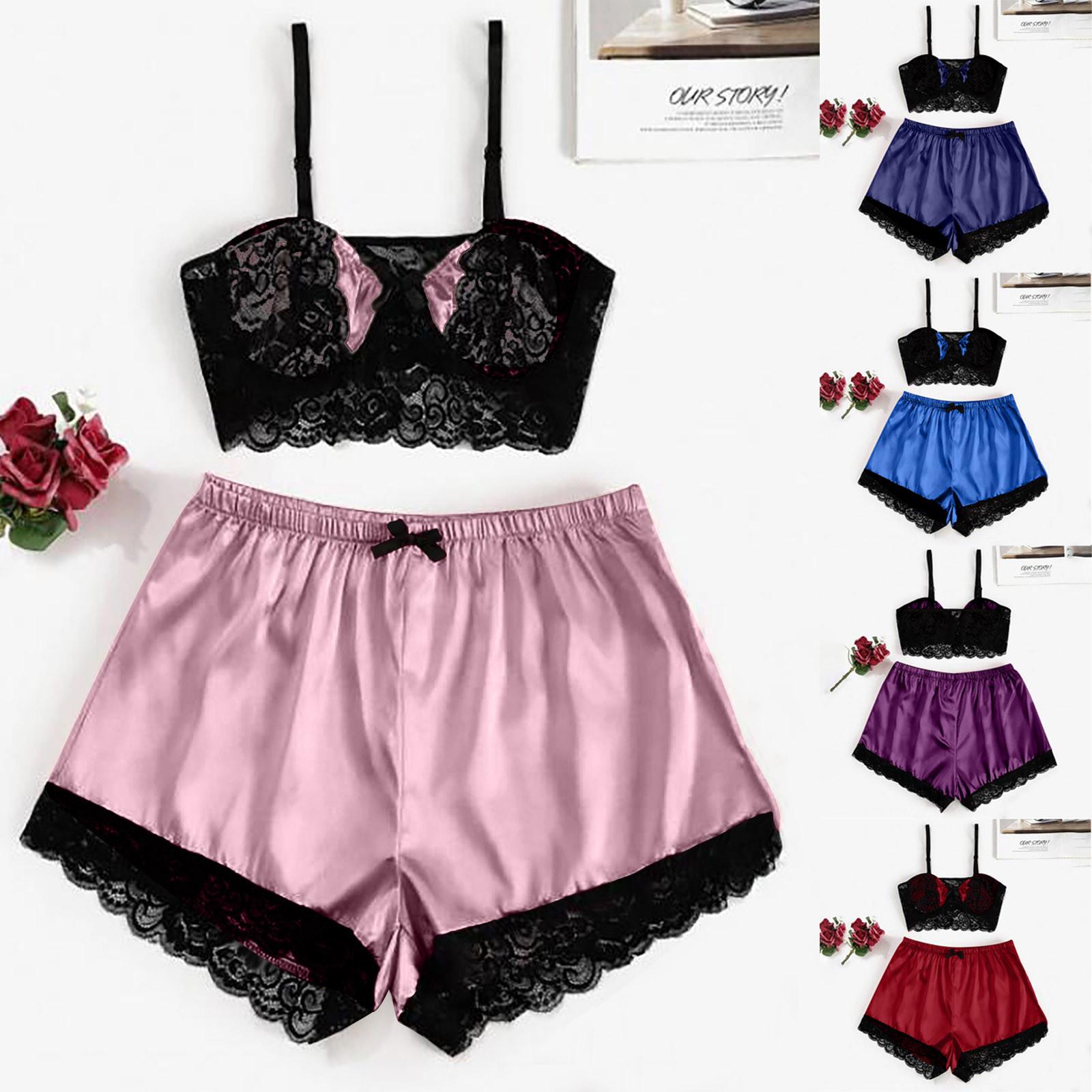 Мода женщины Сексуальные Топы Шорты Кружева Nightdress Camisole пижамы Нижнее белье Установить
Мода женщины Сексуальные Топы Шорты Кружева Nightdress Camisole пижамы Нижнее белье Установить