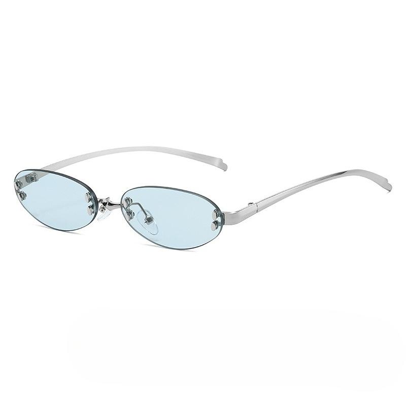 Rimless Oval Frame Sunglasses Men Mirror Gradient Decor Shades Women 2026 Trendy Vintage Brand Design Clear Ocean Sun Glasses
Rimless Oval Frame Sunglasses Men Mirror Gradient Decor Shades Women 2026 Trendy Vintage Brand Design Clear Ocean Sun Glasses