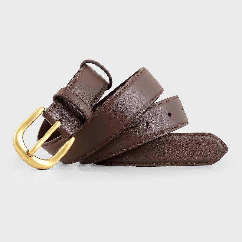 Basic First Layer Cowhide Women S Belt, Premium Feel Pin Buckle, Jeans Belt Belt 100cm коричневий
Basic First Layer Cowhide Women S Belt, Premium Feel Pin Buckle, Jeans Belt Belt 100cm коричневий