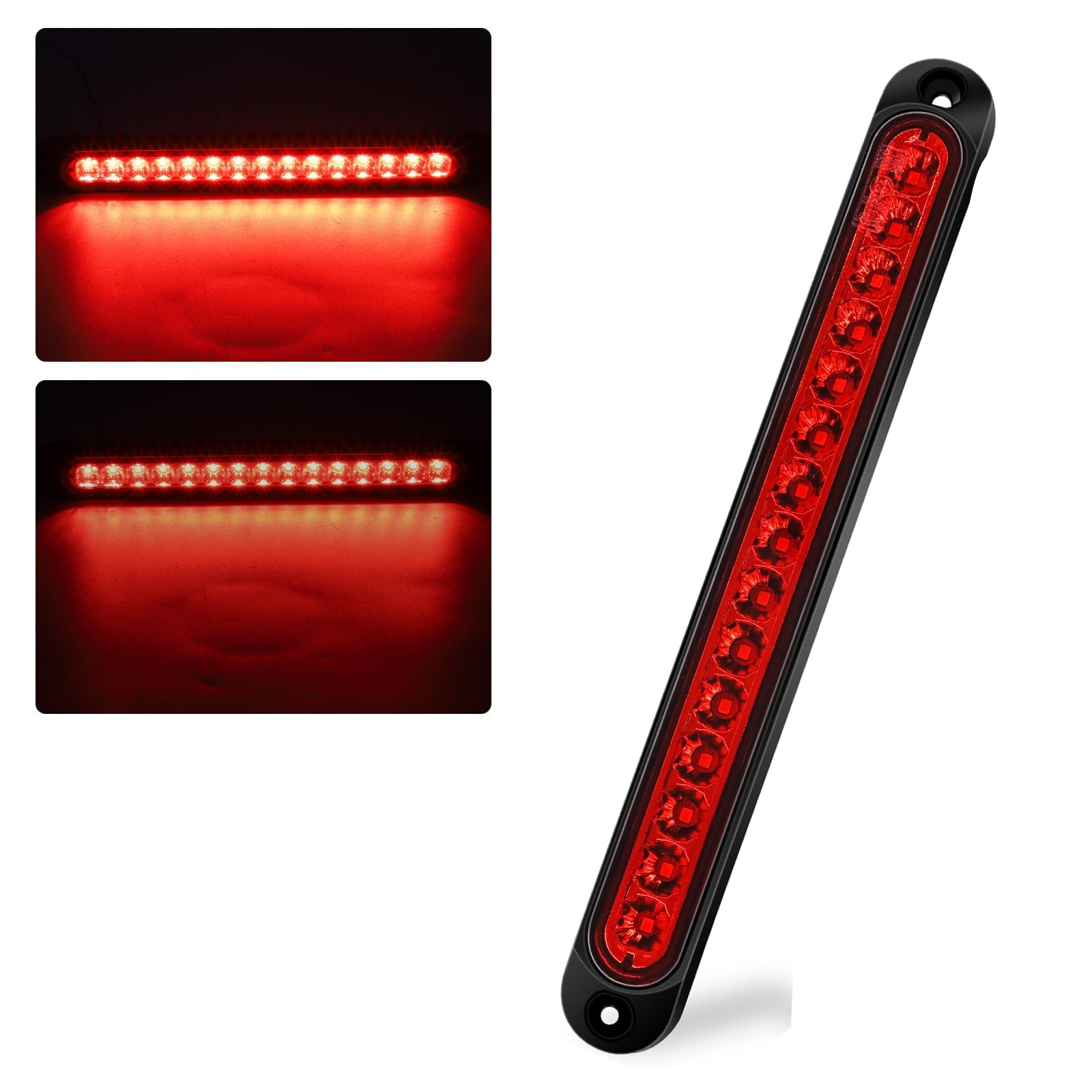 Xuzimaoyi Trailer High Mount Stop Lamp 12V 24V LED Light Bar Red 15 LED V Brake Brake Left Right Cornering Truck Trailer Vehicle LED Light Signal Tail
Xuzimaoyi Trailer High Mount Stop Lamp 12V 24V LED Light Bar Red 15 LED V Brake Brake Left Right Cornering Truck Trailer Vehicle LED Light Signal Tail