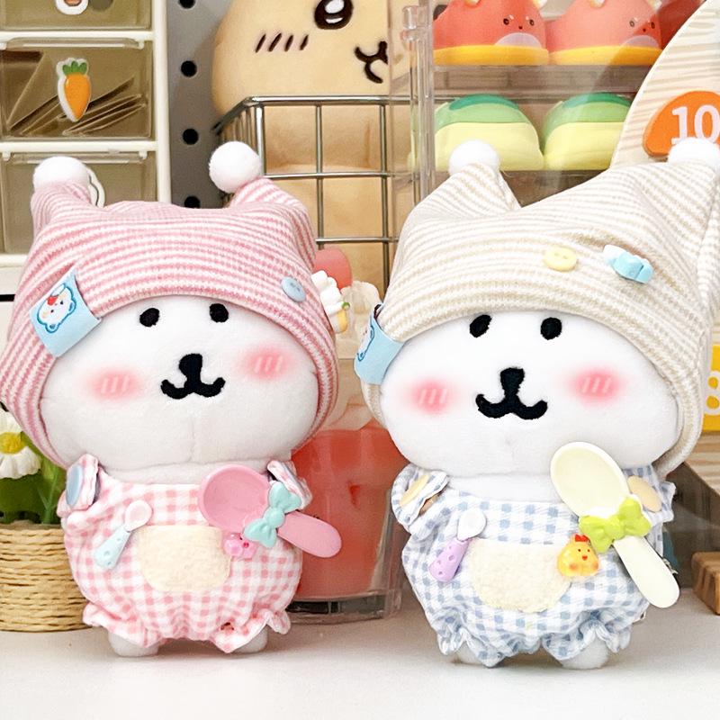 In-Stock 10cm Cotton Doll Clothes: Cute Hat & Overalls Set for 13cm Bear Dress-Up 10cm Doll Clothes
In-Stock 10cm Cotton Doll Clothes: Cute Hat & Overalls Set for 13cm Bear Dress-Up 10cm Doll Clothes