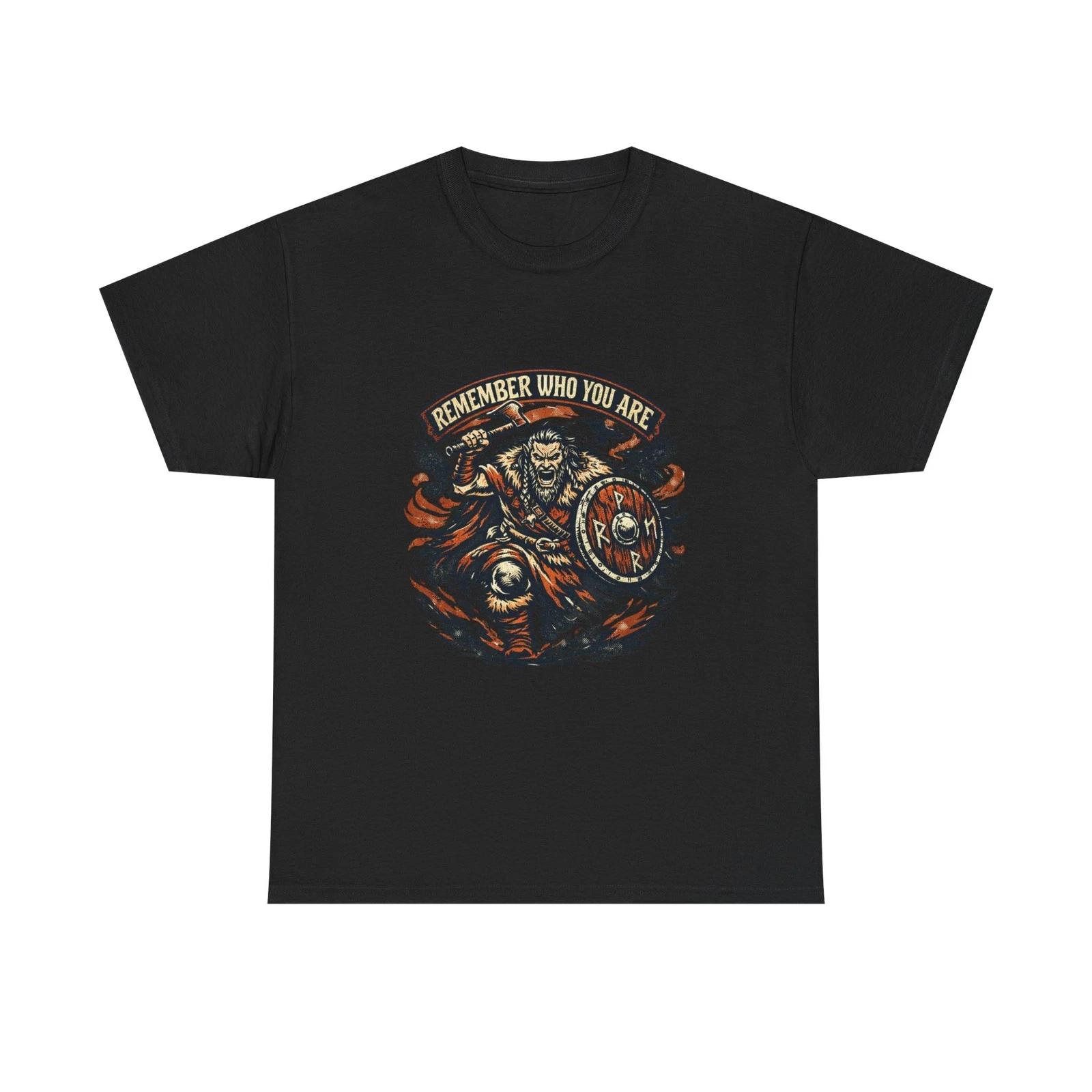 Viking Warrior Remember Who You Are T-Shirt | Norse Shield Axe Tee L
Viking Warrior Remember Who You Are T-Shirt | Norse Shield Axe Tee L
