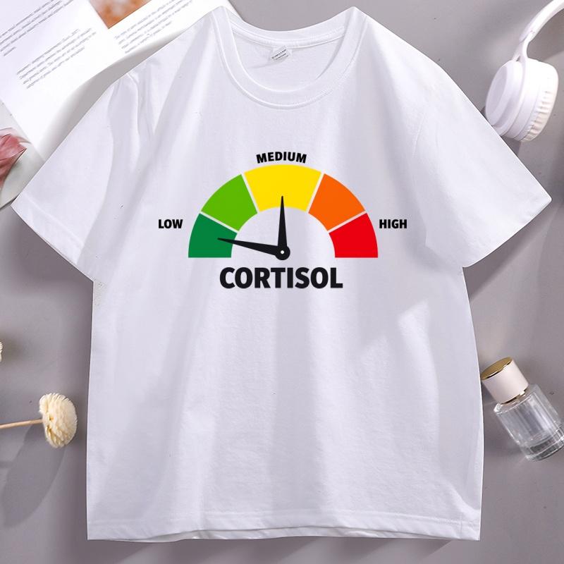 Funny Low Cortisol Levels Tshirt Cotton Breathable TShirt Ultra Soft Round Neck Short Sleeve Tee Perfect for Unisex Women Tops 3XL
Funny Low Cortisol Levels Tshirt Cotton Breathable TShirt Ultra Soft Round Neck Short Sleeve Tee Perfect for Unisex Women Tops 3XL