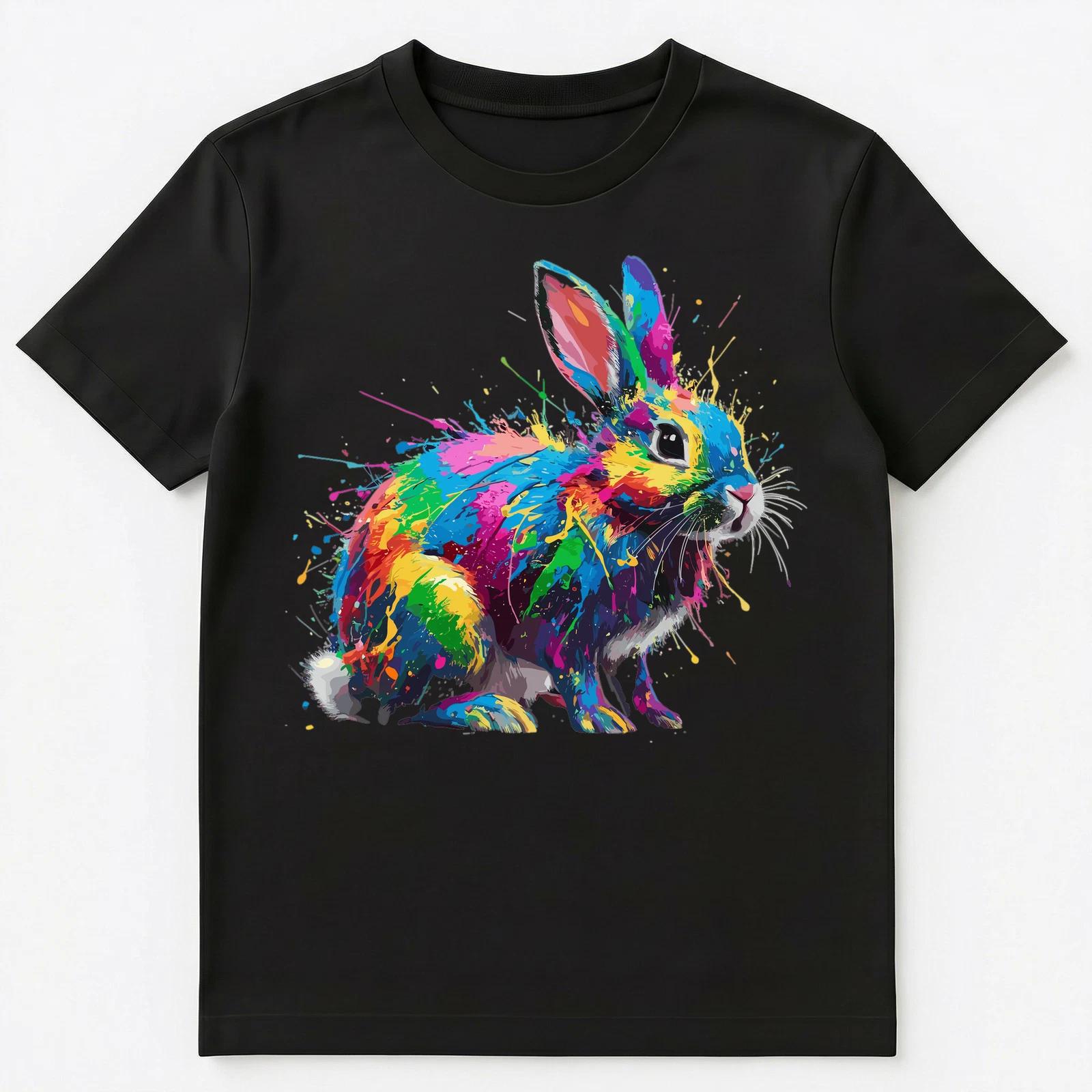 Colorful Paint Splash Cute Rabbit Art Graphic Unisex T-Shirt XL
Colorful Paint Splash Cute Rabbit Art Graphic Unisex T-Shirt XL